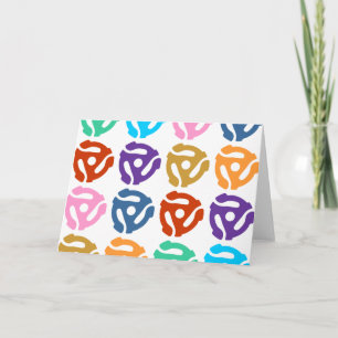 45 RPM Rekordanpassung POP ART Karte