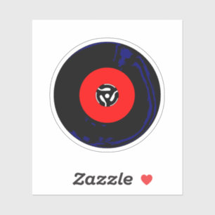 45-RPM-Single Aufkleber