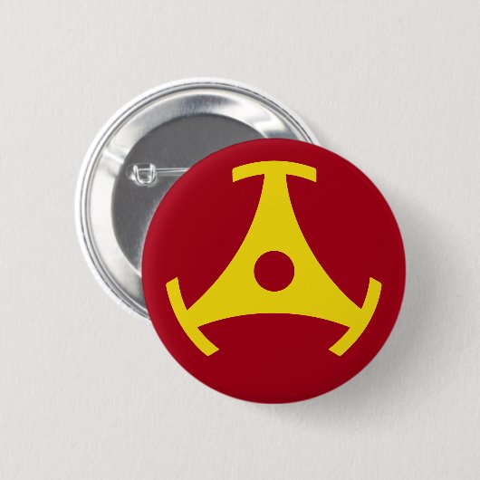 45 rpm Vinyl Record-Adapter Button (Vorne & Hinten)