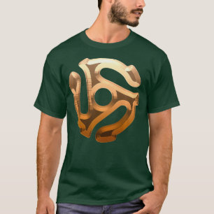 45 rpm Vinyl-Schallplatten-Player-Adapter DJ-Dreht T-Shirt