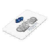 45. Saphir Hochzeitstag Elefant Magnet (Linke Seite)