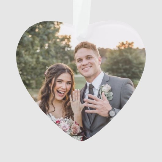 45. Saphire Wedding Anniversary Keepake Ornament (Rückseite)