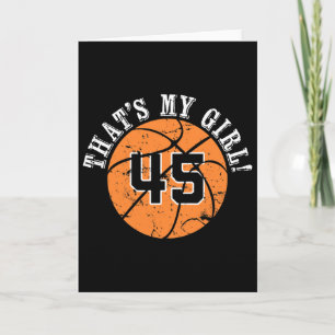 45 Sketll Spieler Das ist mein Mädchen Cheer Mom D Karte