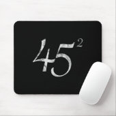 45 Squared Präsident Trump 2020 Second Term Gesche Mousepad (Mit Mouse)
