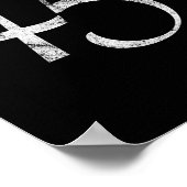 45 Squared Präsident Trump 2020 Second Term Gesche Poster (Ecke)
