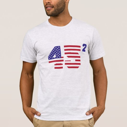 45 Squared Trump 2020 The Sequel Second Term T-Shirt (Vorderseite)