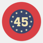 "45" STICKER (Vorderseite)