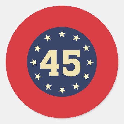 "45" STICKER (Vorderseite)