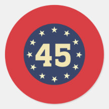"45" STICKER