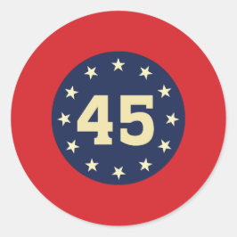 "45" STICKER