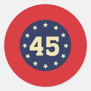 "45" STICKER