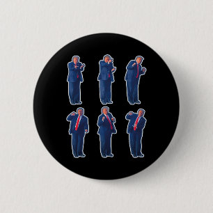 45 Tanz Donald Trump 47. Präsident Trump 1 Button