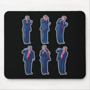 45 Tanzpräsident Donald J Trump 2024 Niemals Surre Mousepad