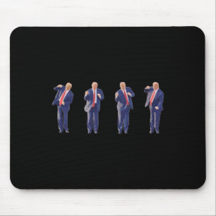 45 Tanzpräsident Donald J Trump 2024 Niemals Surre Mousepad