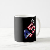 45³ Trump 2028 45 Kubed Third Term Präsident Ameri Kaffeetasse (VorderseiteRechts)