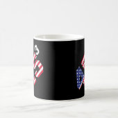 45³ Trump 2028 45 Kubed Third Term Präsident Ameri Kaffeetasse (Mittel)
