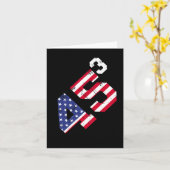 45³ Trump 2028 45 Kubed Third Term Präsident Ameri Karte (Gelbe Blume)