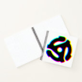 45 U/min-Rekordrekorder Square Spiral Notebook Notizblock (Innenseite)