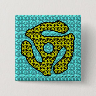 45 U-/minaufzeichnungs-Einsatz-Knopf Button