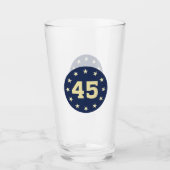 45 UND 47 DESIGN GLASS TUMBLER (Vorderseite)