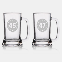 "45" UND "47" GEETCHTER GLASSWARE-STEIN STEIN
