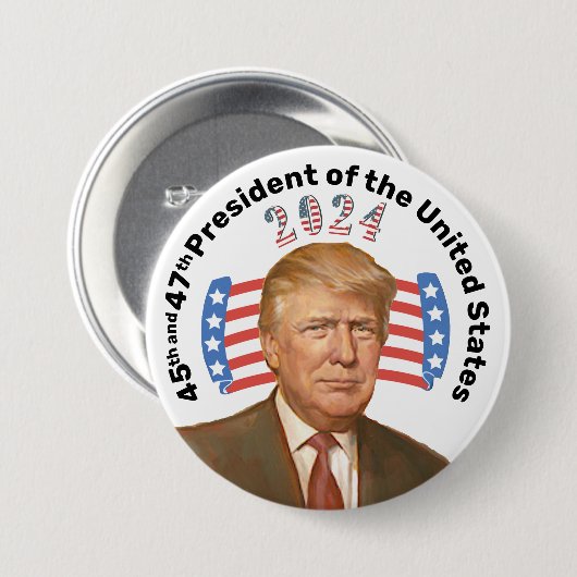 45. und 47. Präsident Button (Vorne & Hinten)