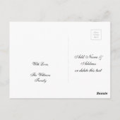 45. und 47. US-Präsident Donald Trump Postkarte (Rückseite)