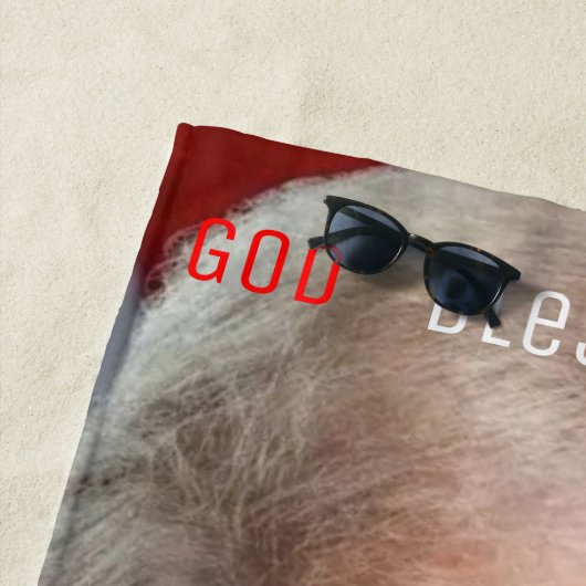 45. und 47. US-Präsident Donald Trump Strandtuch (Beispiel)