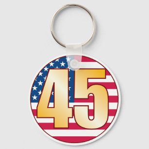 45 USA Gold Schlüsselanhänger