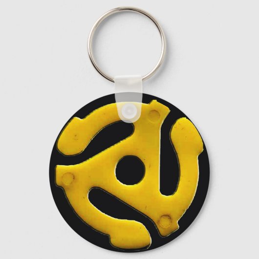 45 Vinyl Record Album Kunststoffeinsatz Schlüsselanhänger (Vorderseite)