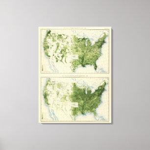 45 Wert-landwirtschaftliche Produkte 1890 Leinwanddruck