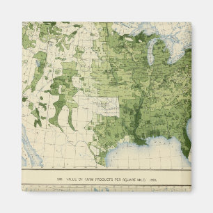 45 Wertvolle landwirtschaftliche Erzeugnisse 1890 Magnet