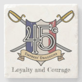 45e Stone Untersetzer (Vorderseite)