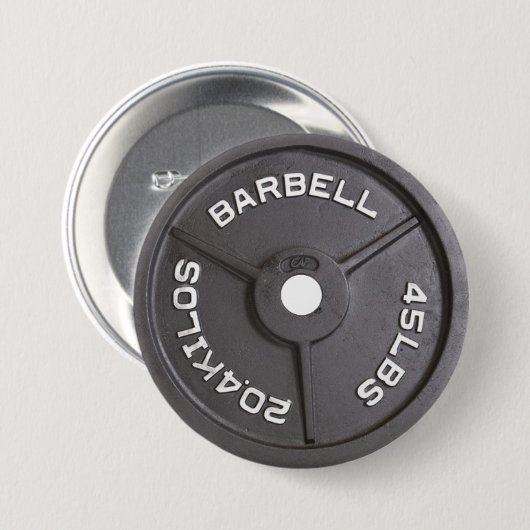 45lb Platte - Barbell Button (Vorne & Hinten)