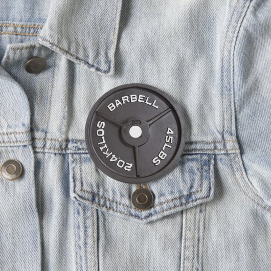 45lb Platte - Barbell Button (Beispiel)