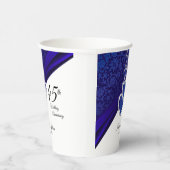 45th / 65th Sapphire Wedding Anniversary Pappbecher (Rechts)