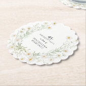 45th Birthday April Birthday Month Daisy Custom Untersetzer (angewinkelt)