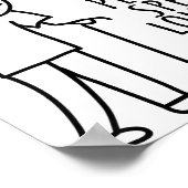 45th Birthday For Him_men _ I'm Now 45 Years Old _ Poster (Ecke)