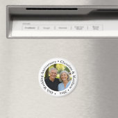 45th Wedding Anniversary Add Your Own Couple Photo Magnet (In Situ (Geschirrspüler))