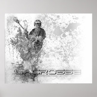 45x36 Vintages Lacrosse B/W Spritzer Poster