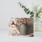 4626 Bittersweet in Watering Can Postcard Postkarte (Stehend Vorderseite)