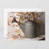 4626 Bittersweet in Watering Can Postcard Postkarte (Vorne/Hinten)