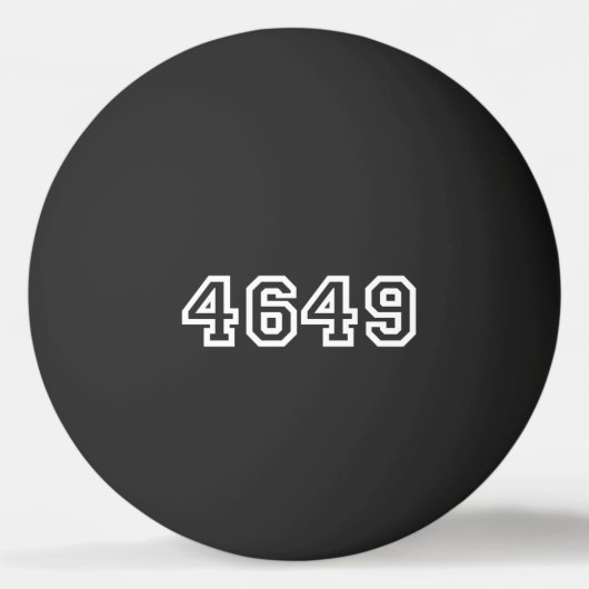 4649 Japanese Slang Yoroshiku Ping Pong Ball Tischtennisball (Vorderseite)