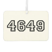 4649 Japanischer Slang Yoroshiku Autolufterfrischer (Rückseite)