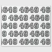 4649 Japanischer Slang Yoroshiku Geschenkpapier (Flach)