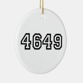 4649 Japanischer Slang Yoroshiku Keramik Ornament (Rechts)