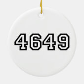 4649 Japanischer Slang Yoroshiku Keramik Ornament (Hinten)