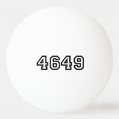 4649 Japanischer Slang Yoroshiku Tischtennisball (Vorderseite)