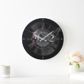 46 & 2 Tool Schattenuhr Große Wanduhr (Zuhause)