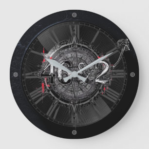 46 & 2 Tool Schattenuhr Große Wanduhr